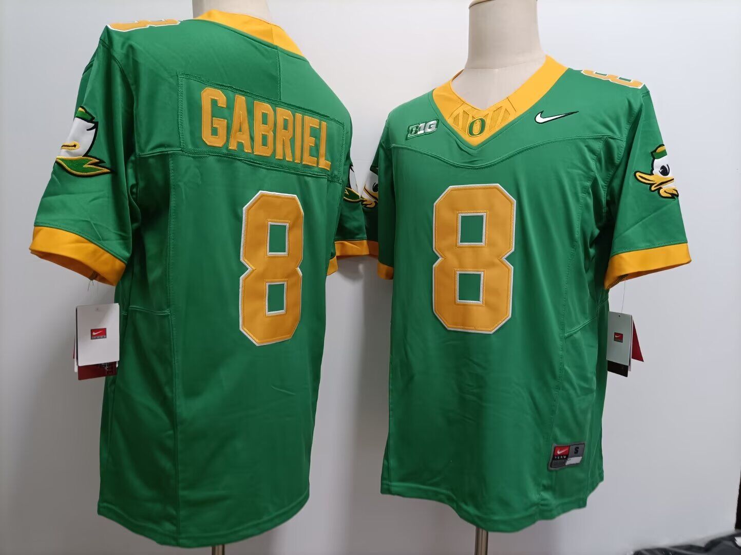 2024 NCAA Men Michigan Wolverines #8 Dillon Gabriel green Nike jersey->ncaa teams->NCAA Jersey